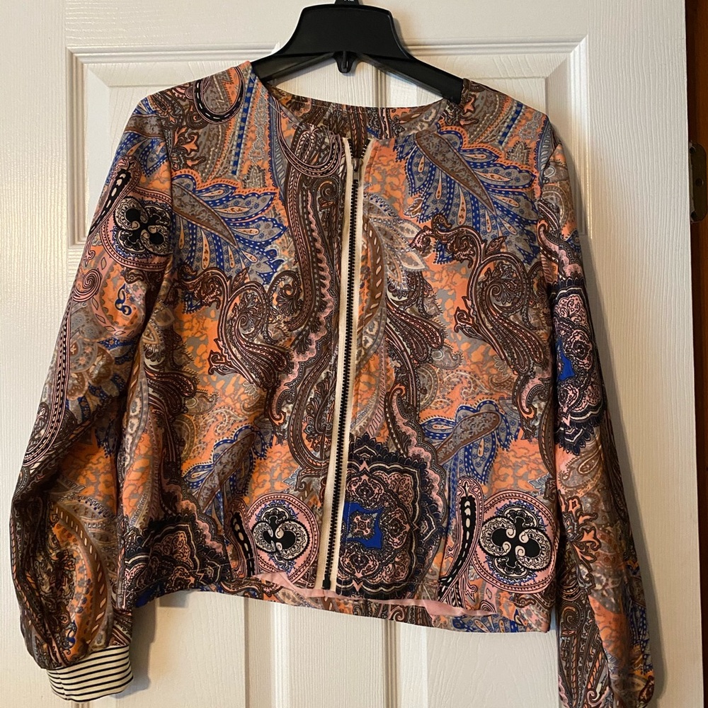 Paisley Bomber Jacket